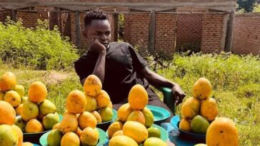 PHOTOS: John Blaq hawks mangoes alongside the road
