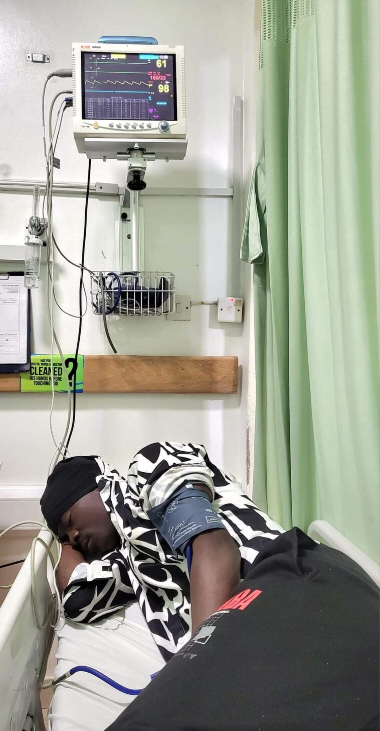 Is it about drugs? King Saha bedridden