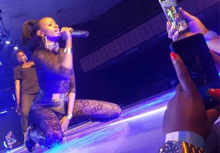 Photos: Fans left in disbelief after Hellen Lukoma parades fat sumbie on stage