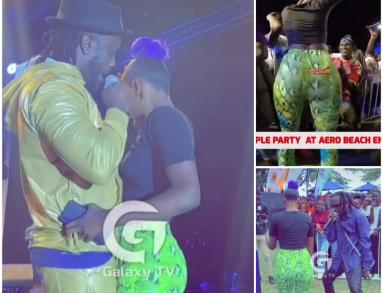 VIDEO: Here is the chic who almost chewed Bebe Cool and Vyper Ranking on the same day