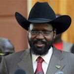 Video: South Sudan president Salvar Kiir pees in his trousers at public event