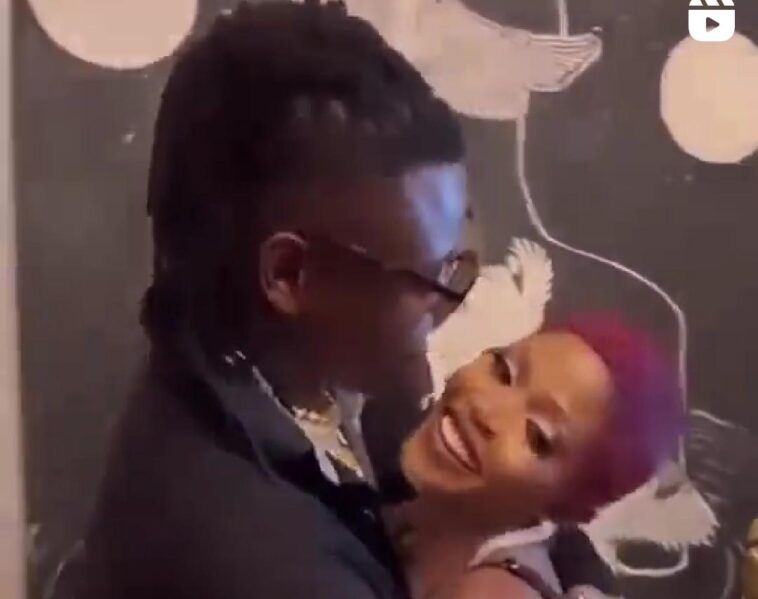 VIDEO: Pallaso shows off new girlfriend in lovey dovey way