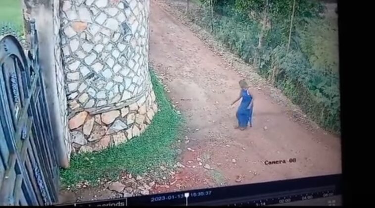 Video: Shock as woman is caught on camera bewitching neighbor