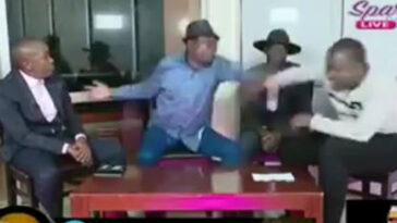 VIDEO: Who is stronger? Kato Lubwama slaps Bajjo live on camera