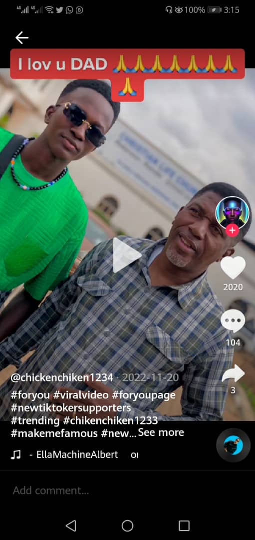 Video: Game over for gay TikToker impersonating Hon Balimwezo as his father