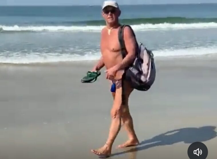 Video: White tourist walking nekkid on beach taught unforgettable lesson