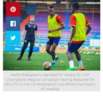 Vipers SC release the 18 man squad to Casablanca, New signing Ndugwa misses