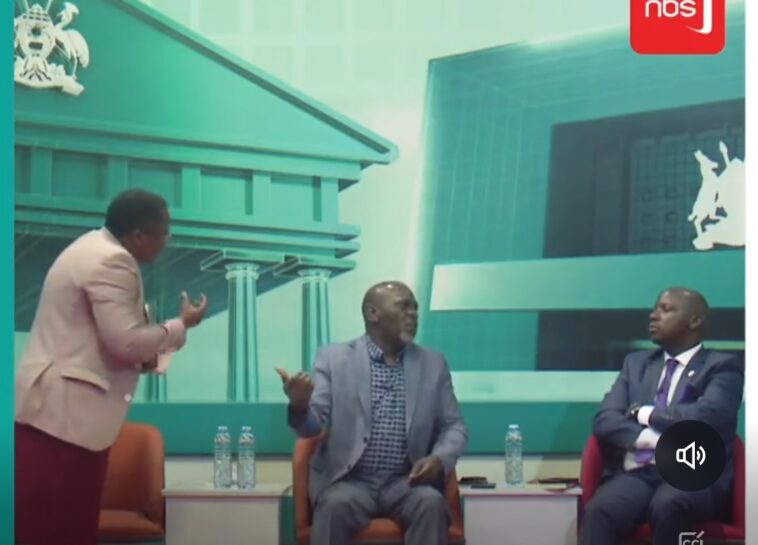 VIDEO: MP Nambooze nearly beats up fellow NUP MP Abed Bwanika in studio