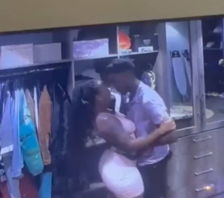 VIDEO: BBTitans housemates chew themselves live on camera