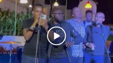 VIDEO: Canary Mugume shows off singing talent