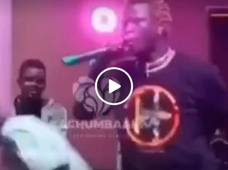 VIDEO: Gravity Omutujju punches fan live on stage while performing