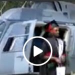 VIDEO: MUK female student leaves Ugandans stunned as she arrives in helicopter for graduation