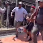 VIDEO: Kenyan comedian Eric Omondi arrested in boxers while protesting on street