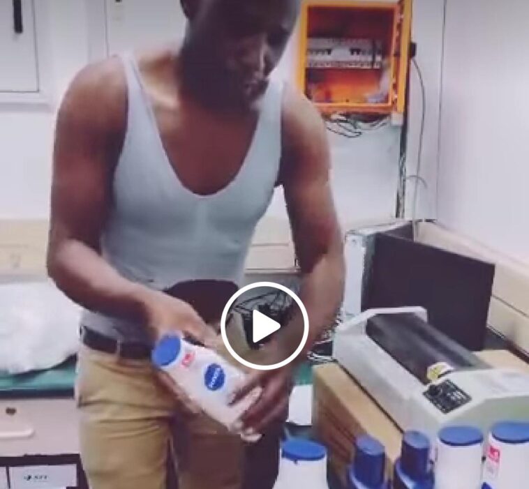 VIDEO: Watch Struggling husband caught stealing lotion for his wife in shop