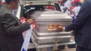 PHOTOS: The body of NUP’s Anthony Wameli finally brought to Uganda