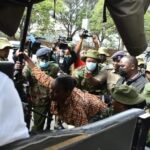VIDEO, PHOTOS: Kenyan protest! People teargassed as they try to enter Parliament