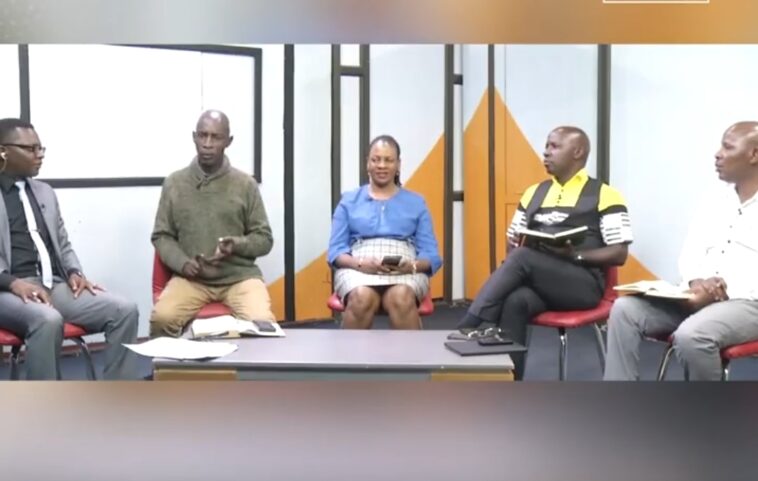 VIDEO: Hon Lutamaguzi and Charles Rwomushana fight in BBS Studios