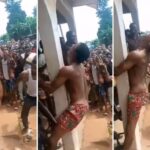 VIDEO: Ugandans punish a homosexual in Kasese before law is passed