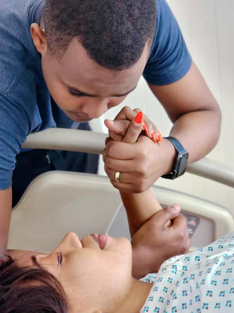 Canary Mugume’s wife on how she managed to push a baby