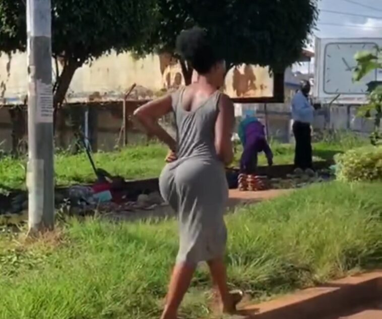 VIDEO: Taxi boys peep at pantyless woman on Kampala streets