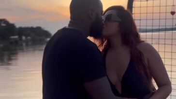 VIDEO: Love in the air – Anitah Fabiola and hubby make lakeside pact