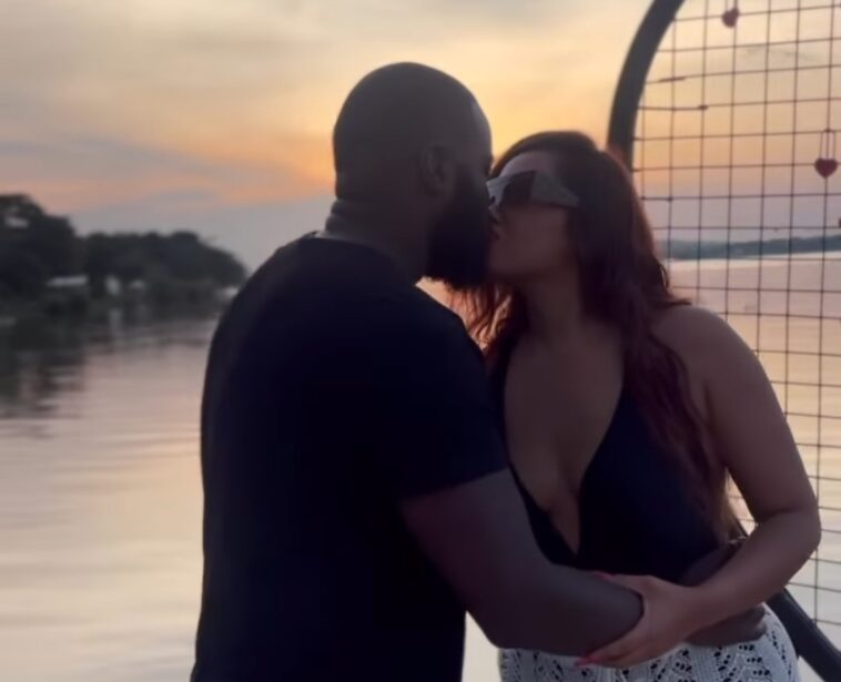 VIDEO: Love in the air – Anitah Fabiola and hubby make lakeside pact