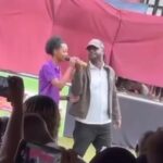 VIDEO: Bebe Cool performs with daughter at her school