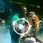 VIDEO: Watch fan grab Chris Evans balls live on stage