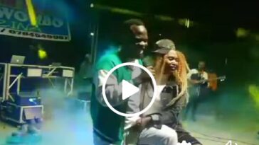 VIDEO: Watch fan grab Chris Evans balls live on stage