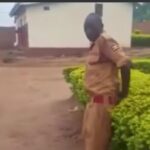 VIDEO: Watch Ugandan drunk prison officer struggle to walk at office