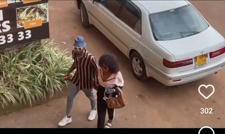 VIDEO: Leila Kayondo spotted with Willy Mukabya’s son getting cozy