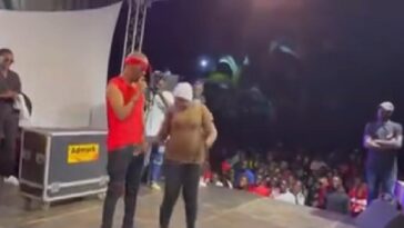 VIDEO: Female fan kicks Big Eye’s balls live on stage