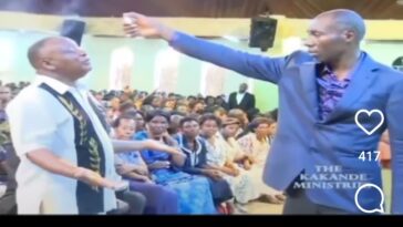 VIDEO: Pastor Kakande performs life changing miracle on Kadongo Kamu singer Fred Ssebata