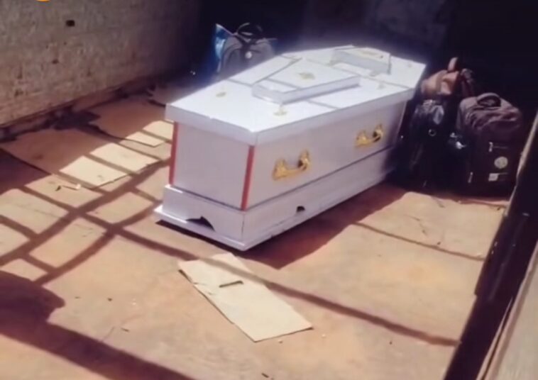 VIDEO: Watch Woman’s casket gets stuck in middle of the road