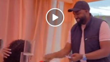 VIDEO: Watch Dr. Hamza Ssebunya shower another baby with money