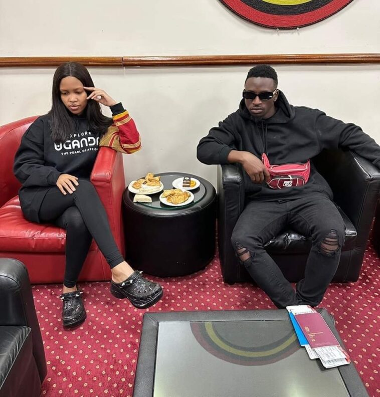 PHOTO: Rickman Manrick cuts off dreads to please father in law Frank Gashumba