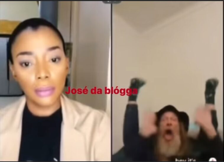 Video: Bad Black lands on Mzungu weirdo on video call