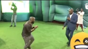 VIDEO: Watch as Pastor Kakande spiritually fights with sheep