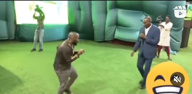 VIDEO: Watch as Pastor Kakande spiritually fights with sheep