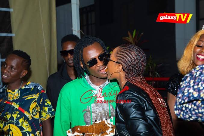 VIDEO: Are they dating? Watch Fik Fameica and Spice Diana kiss on camera