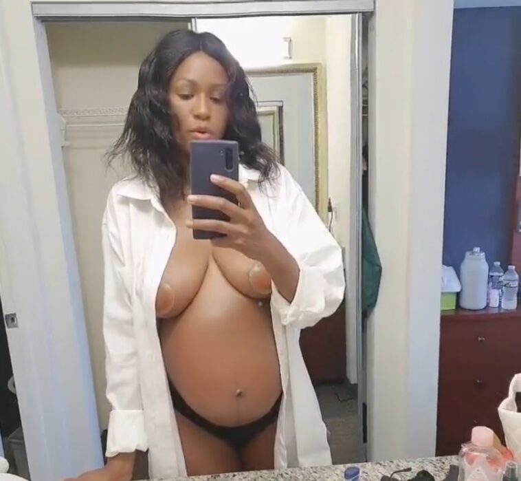 VIDEO: Watch Doreen Kabareebe nekkid in social media video as she shows off baby bump