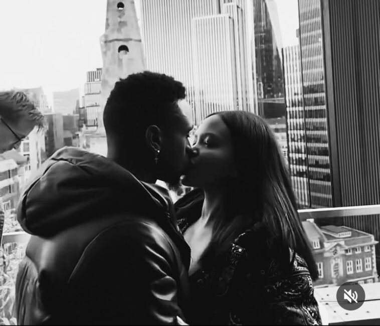 VIDEO: Sheilah Gashumba and Rickman swap saliva in London streets