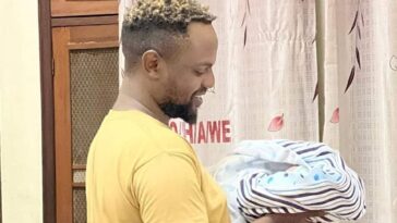 PHOTOS: Victor Kamenyo and girlfriend welcome baby girl