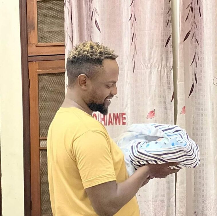 PHOTOS: Victor Kamenyo and girlfriend welcome baby girl