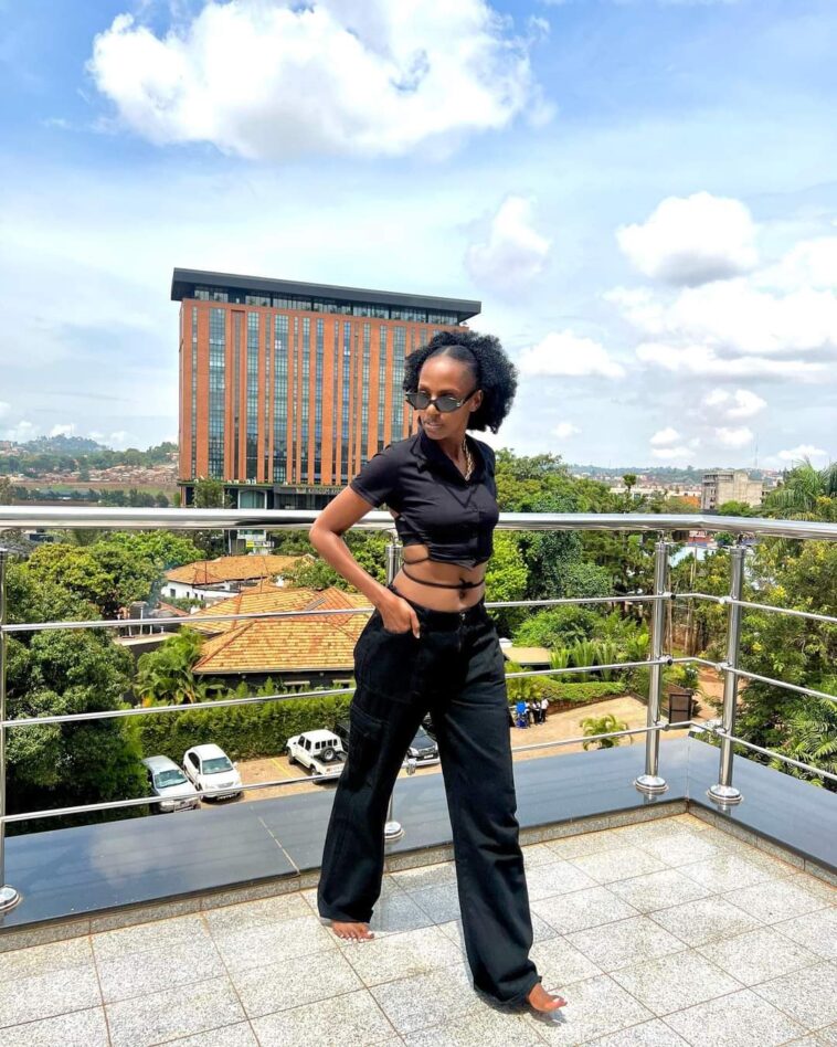 PHOTOS: Prim Asiimwe goes to work barefooted after forgetting her shoes home