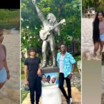 VIDEO: Jose Chameleon’s son Abba on Jamaican trip with Desire Luzinda’s daughter Mitchell