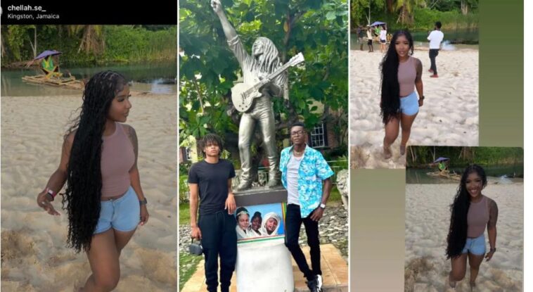 VIDEO: Jose Chameleon’s son Abba on Jamaican trip with Desire Luzinda’s daughter Mitchell
