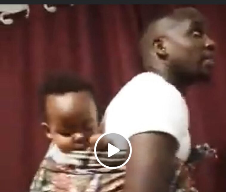 VIDEO: Watch Hon Joel Senyonyi on father’s duty carrying daughter on his back