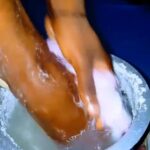 VIDEO: Shock as woman washes her feet in saucepan after cooking for hubby