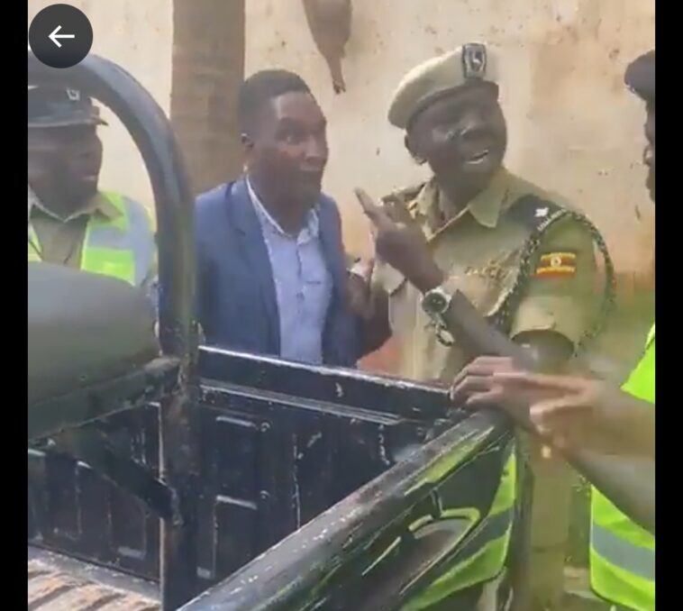 VIDEO: Watch Tamale Mirundi Jr being arrested like a chicken thief